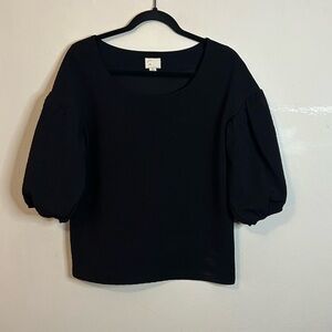 Postmark Puff Sleeve Blouse